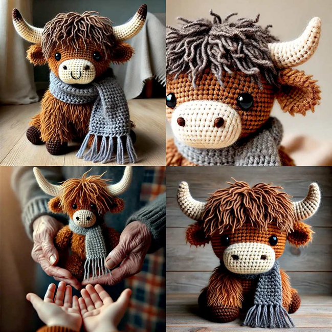 Wygenerowany przez sztuczną inteligencję byk zabawka oszustwo 